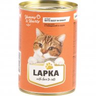 Корм для кошек «Lapka» с говядиной, 415 г