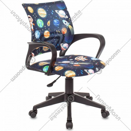 Компьютерное кресло «Бюрократ» Burokids 1, черный космонавт