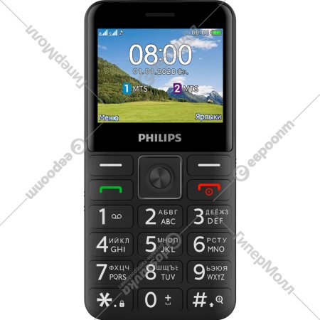 Мобильный телефон «Philips» Xenium, E207, черный