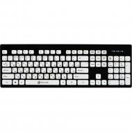 Клавиатура «Oklick» 580M черный/белый