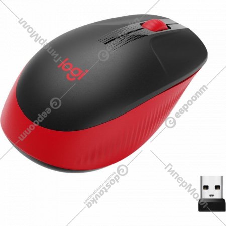 Мышь «Logitech» M190 910-005908, 910-005926, красный