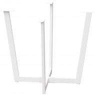 Основание для стола «Millwood» Орлеан D900, разборное, металлокаркас белый, 79.8х79.8х72.2 см