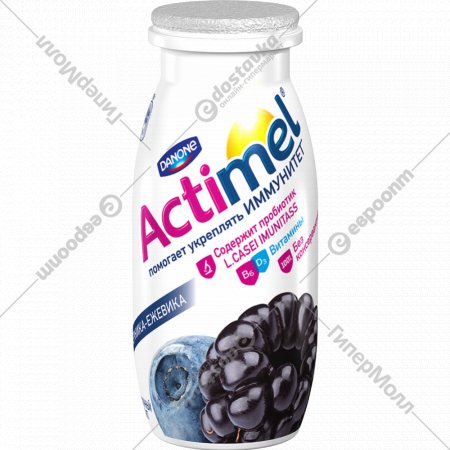 Кисломолочный напиток «Actimel» чернично-ежевичный, 100 г