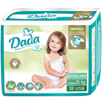

Подгузники"DADA"(Extra soft large 6)38шт