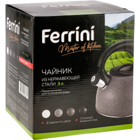 Чайник «Ferrini» из нержа­ве­ю­щей стали, арт.HY3762, 3 л