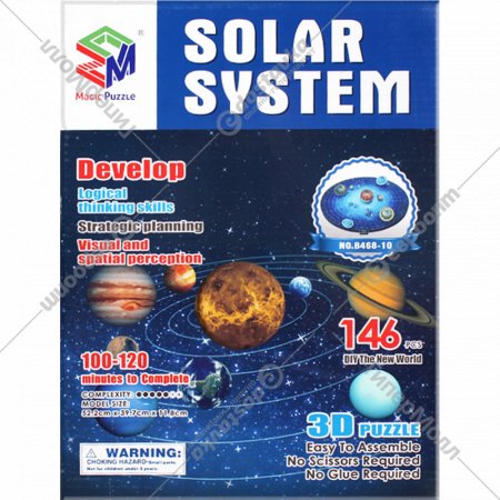 3D-пазл «Darvish» Солнечная система, DV-T-2203, 146 деталей