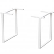 Основание для стола «Millwood» H-образные 680, металлокаркас белый, 32х68х71.9 см
