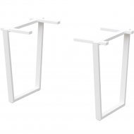 Основание для стола «Millwood» U-образные 520, металлокаркас белый, 32х52х71.9 см