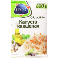 

Салат капуста квашеная 0.5кг пакет