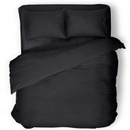 Комплект постельного белья «Samsara» Черный, двуспальный, Сат200-10