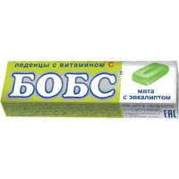 

Леденцы "БОБС" (мята-эквалипт) 35 гр