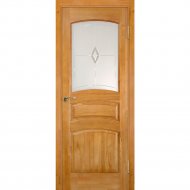 Дверь «Массив сосны» Модель №16 ДО Светлый лак/Матовое, 200х60 см