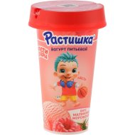 Йогурт питьевой Растишка со вкусом малинового мороженого, 2.8%, 190 г