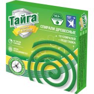 Спирали от комаров Тайга древесные, 10 шт