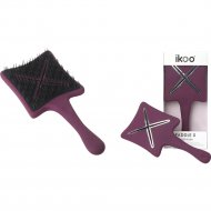 Расческа «Ikoo» Paddle X standard metallic violet plush