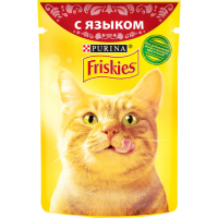 

Корм "FRISKIES" (язык в подливке) 85г