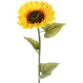 Искусственный цветок «Faktor» Подсолнух, L783-01, XXL, желтый, 1.02 м