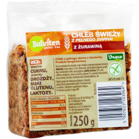 

Хлеб цел с клюк"BALVITEN"(б/глют)250г