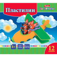 

Пластилин "УШАСТИКИ" (12 цв.) 240г