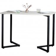 Обеденный стол «Millwood» Лондон 18 мм, ЛДСП дуб белый крафт/металлокаркас черный, 120х70х75 см