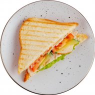 Сэндвич-гриль с курицей, томатом и соусом, замороженный 1/150  г