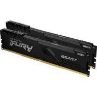 Оперативная память «Kingston» DDR-4 32GB (2x16GB) PC4-28800, FURY Beast KF436C18BBK2 32