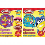 Набор цветной бумаги «Play-Doh» А4, PD1/2-EAC, 16 цветов, 16 л