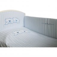 Комплект постельный в кроватку «Lappetti» Тигрята, 6027/1, голубой
