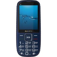 Мобильный телефон «Maxvi» B9 + ЗУ WC-111, Blue