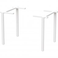 Основание для стола «Millwood» Х-образные 680, металлокаркас белый, 29.5х68х71.9 см