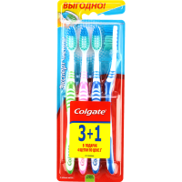 

Щет.зуб"COLGATE"(Эксп.ч.3+1)2син/1з/1роз