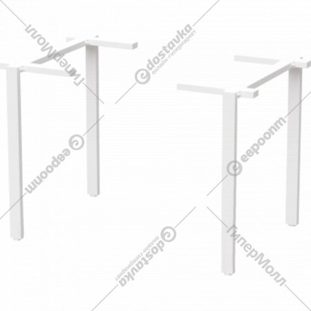 Основание для стола «Millwood» Шанхай, металлокаркас белый, 30.3х56.3х72.2 см