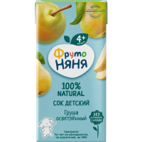 

Сок "ФРУТОНЯНЯ" (груша) 0.2 л