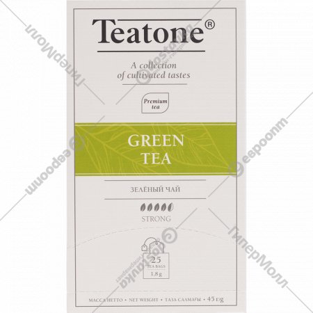 Чай зеленый «Teatone» 25х1.8 г