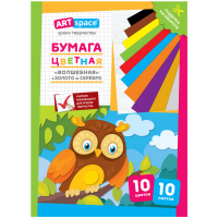 

Бумага цвет.A4"ARTSPACE"(волш,10л,10цв)