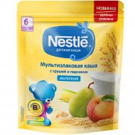 Каша сухая молочная «Nestle» мультизлаковая, груша и персик, 220 г