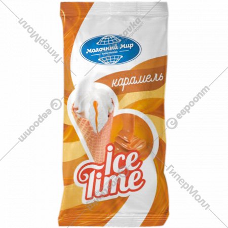 Мороженое «Городенъ» Ice time, соленая карамель, 15%, 100 г