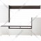 Набор мебели для гостиной «Артём-Мебель» Соната, СН-121.02, белый снег/ясень анкор темный