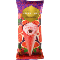 

Мороженое"BAHROMA"(ваф.рожок,инж,мин)75г
