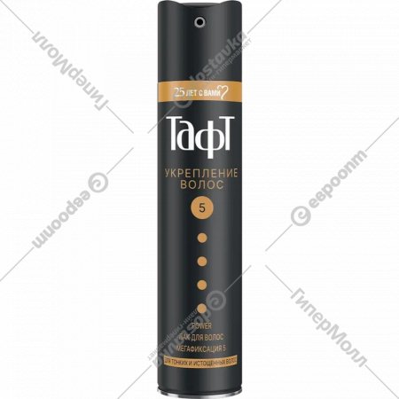 Лак для волос «Taft» Power&Fullness, 5, 250 мл