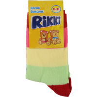 

Носки дет."RIKKI"(Pаз.пол.крас.пят)16-18