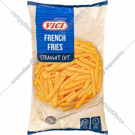 Картофель-фри «VICI» прямой, замороженный, 2.5 кг