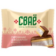 Пирожное Сваё с творогом, печеньем и ванилью, 24%, 75 г