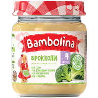 

Пюре д/дет.пит."BAMBOLINA"(брокколи)100г