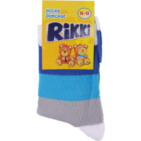 

Носки дет."RIKKI"(Cиний бел.пятка)16-18