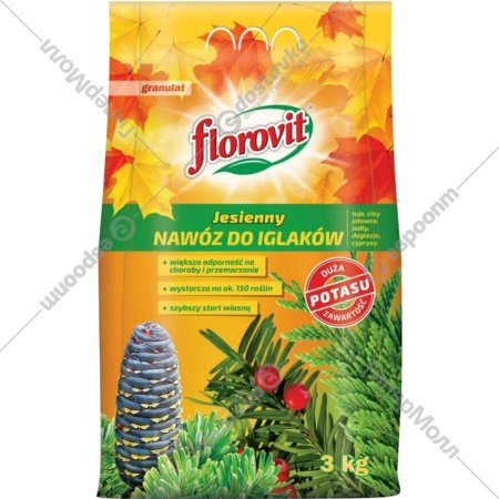 Удобрение «Florovit» для хвойных, осенний, 3 кг