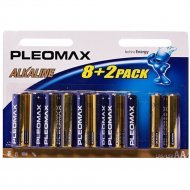 Батарейка «Pleomax» АА BL, 8+2 шт