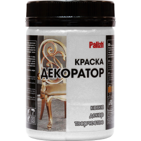 Краска «Palizh» Де­ко­ра­тор, ак­ри­ло­вая, се­реб­ро пер­ла­мутр, 250 г