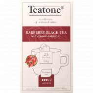 Чай чёрный «Teatone» с ароматом барбариса, 45 г