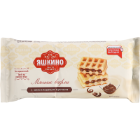 

Вафли мягкие с шоколадным кремом 120г